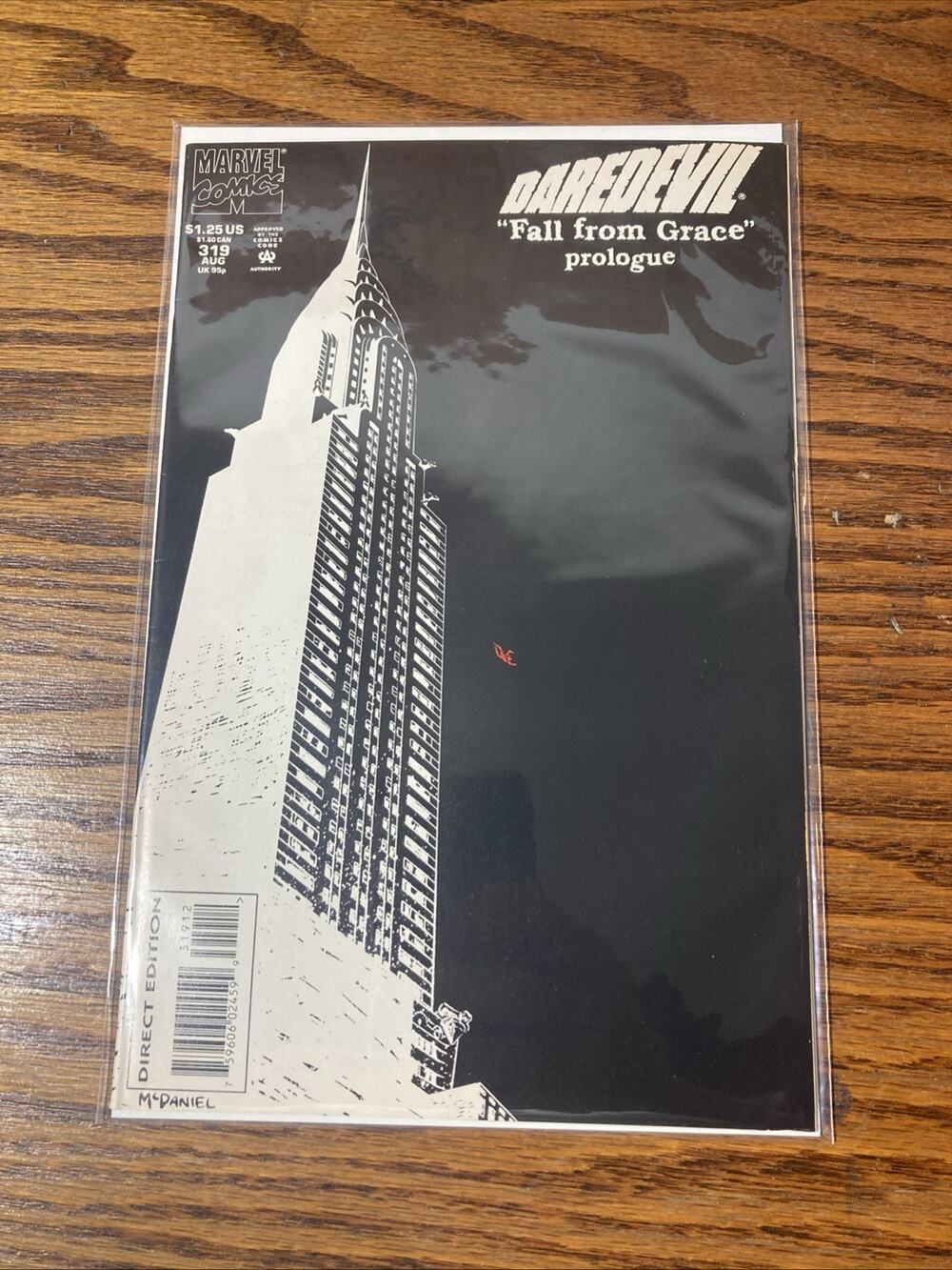 Daredevil #319 2nd Print VF Fall From Grace Silver Sable Elektra Kingpin Key